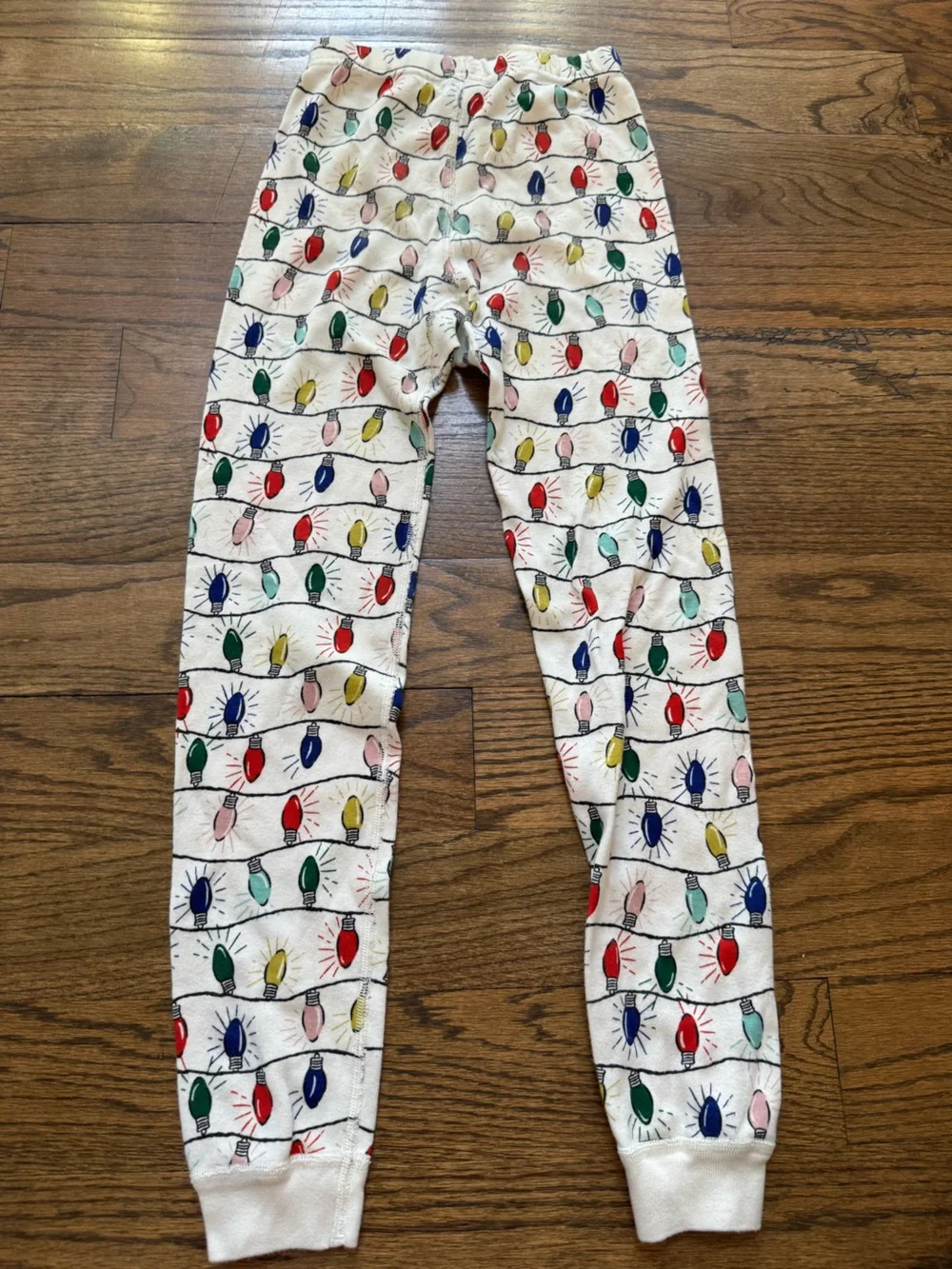 Hanna Andersson Organic Cotton Christmas Lights Pajama Set Size 8 (130 cm)